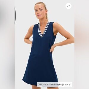 Tuckernuck SPORT Navy Performance Jersey Suzanne Tennis Dress large